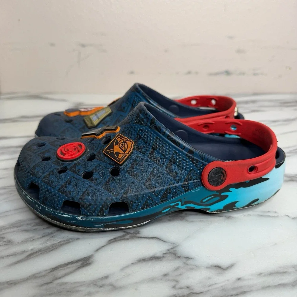 Jujutsu Kaisen Classic Kids Crocs Size J5 Japanese Manga Anime Slip On Shoes